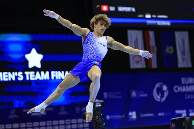 Zagreb, 23.08.2026. - 37TH EUROPEAN MEN™S ARTISTIC GYMNASTICS Men s Artistic Gymnastics Team Final SENIORS. 617 SPERANZA Simone (ITA) Men s Artistic Gymnastics Team Final SENIORS  2S6A7750
