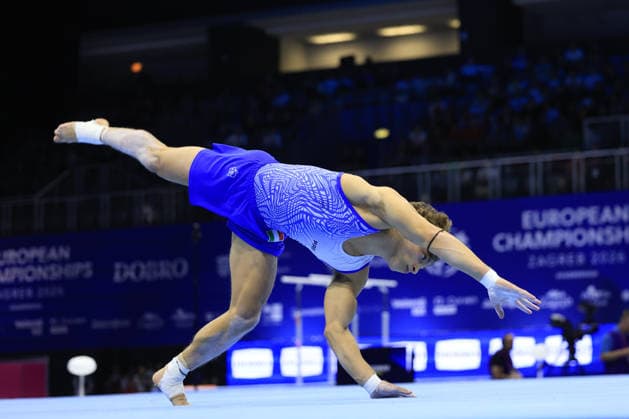 Zagreb, 23.08.2026. - 37TH EUROPEAN MEN™S ARTISTIC GYMNASTICS Men s Artistic Gymnastics Team Final SENIORS. 617 SPERANZA Simone (ITA) Men s Artistic Gymnastics Team Final SENIORS  2S6A7763