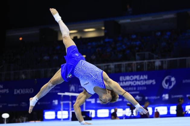 Zagreb, 23.08.2026. - 37TH EUROPEAN MEN™S ARTISTIC GYMNASTICS Men s Artistic Gymnastics Team Final SENIORS. 617 SPERANZA Simone (ITA) Men s Artistic Gymnastics Team Final SENIORS  2S6A7766