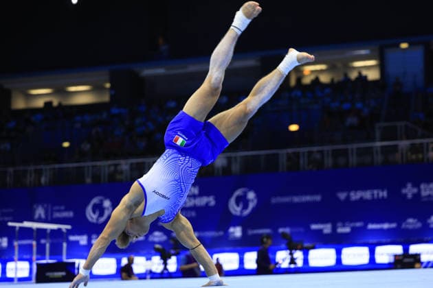 Zagreb, 23.08.2026. - 37TH EUROPEAN MEN™S ARTISTIC GYMNASTICS Men s Artistic Gymnastics Team Final SENIORS. 617 SPERANZA Simone (ITA) Men s Artistic Gymnastics Team Final SENIORS  2S6A7769
