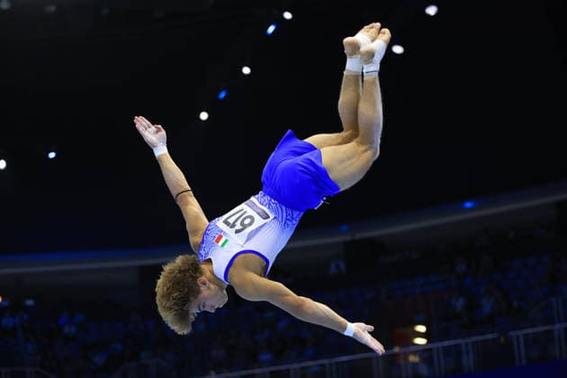 Zagreb, 23.08.2026. - 37TH EUROPEAN MEN™S ARTISTIC GYMNASTICS Men s Artistic Gymnastics Team Final SENIORS. 617 SPERANZA Simone (ITA) Men s Artistic Gymnastics Team Final SENIORS  2S6A7817