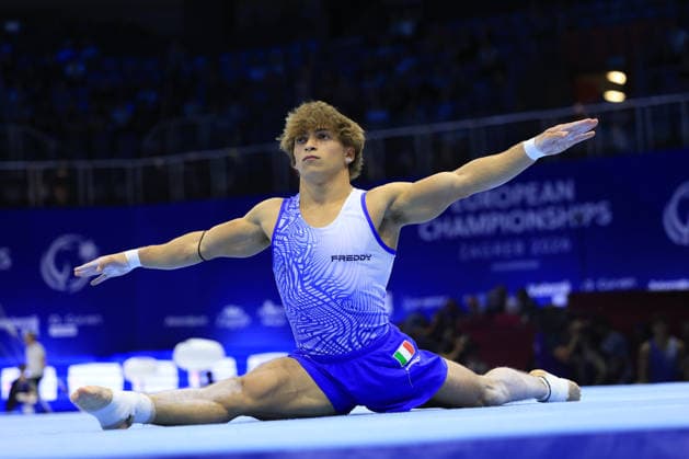 Zagreb, 23.08.2026. - 37TH EUROPEAN MEN™S ARTISTIC GYMNASTICS Men s Artistic Gymnastics Team Final SENIORS. 617 SPERANZA Simone (ITA) Men s Artistic Gymnastics Team Final SENIORS  2S6A7849