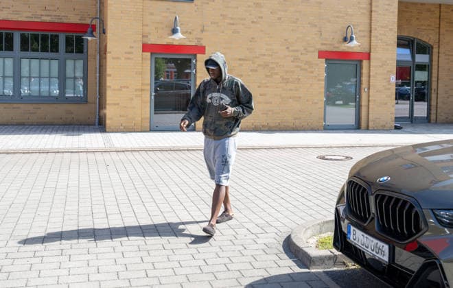 Soccer, Men s, 2026–2027 Season, Bundesliga 1, 1. FC Union Berlin, Training on Training Field II, Ilyas Ansah leaves the An der Alten Försterei Stadium, August 26, 2026, Copyright: xMatthiasxKochx