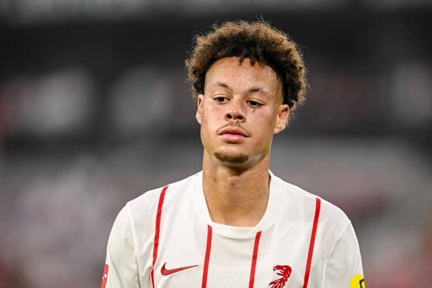 Derry Scherhant of SC Freiburg watches during the second leg of the 2026-27 UEFA Conference League playoff round match between Sport Club Freiburg and Motherwell at Stadion am Wolfswinkel on August 27, 2026, in Freiburg, Germany. Photo by Harry Langer, DeFodi Images