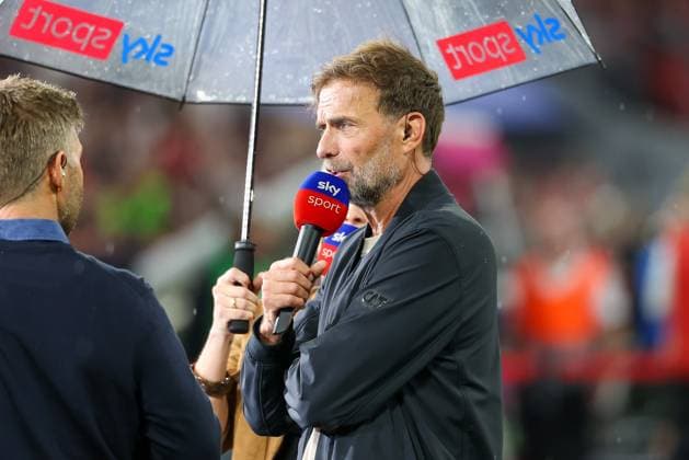 National Team Coach Jürgen Klopp, Germany; FC Bayern Munich vs. VfB Stuttgart; Soccer; Bundesliga 1; Matchday 1; August 28, 2026; DFL-DFB regulations prohibit any use of photographs as image sequences and or quasi-video; Munich, Bayern, Germany Copyright: xkolbert-press ChristianxKolbertx