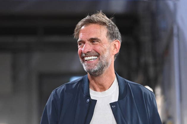 German National Team Coach Juergen KLOPP, single image, cropped close-up, portrait, soccer, 1. Bundesliga season 2026–2027, Matchday 1, Matchday 01, FC Bayern Munich vs. VfB Stuttgart on August 28, 2026, ALLIANZ ARENA Â