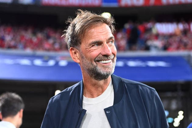 German National Team Coach Juergen KLOPP, single image, cropped close-up, portrait, soccer, 1. Bundesliga season 2026–2027, Matchday 1, Matchday 01, FC Bayern Munich vs. VfB Stuttgart on August 28, 2026, ALLIANZ ARENA Â