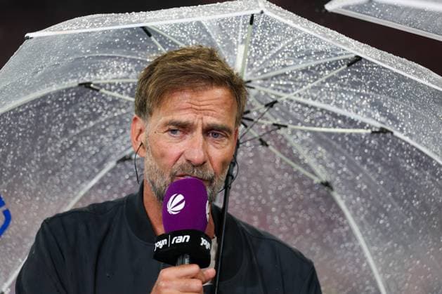 Interview with German National Team Coach Juergen Klopp, FC Bayern Munich vs. VfB Stuttgart, Soccer, Bundesliga 1, Matchday 1, August 28, 2026. DFL and DFB regulations prohibit any use of photographs as image sequences and or quasi-video. Munich, Bayern, Germany Copyright: xkolbert-press ChristianxKolbertx