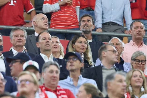 German National Team Coach Jürgen Klopp in the stands, FC Bayern Munich vs. VfB Stuttgart, soccer, Bundesliga 1, Matchday 1, August 28, 2026. DFL and DFB regulations prohibit any use of photographs as image sequences and or quasi-video. Munich, Bayern, Germany Copyright: xkolbert-press ChristianxKolbertx