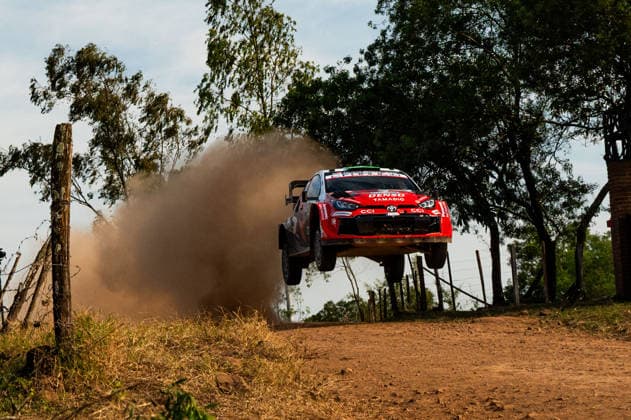 IPA87885155 - Driver Elfyn Evans and co-driver Scott Martin of the Toyota Gazoo Racing WRT team, driving a Toyota GR Yaris Rally1, will compete on the first day of the 2026 FIA World Rally Championship WRC, Motorsport Rallye, WM Ueno Rally of Paraguay on August 28 in Encarnación, Paraguay. Copyright: xLucaxBarsali IPAxSportx xx 87885155