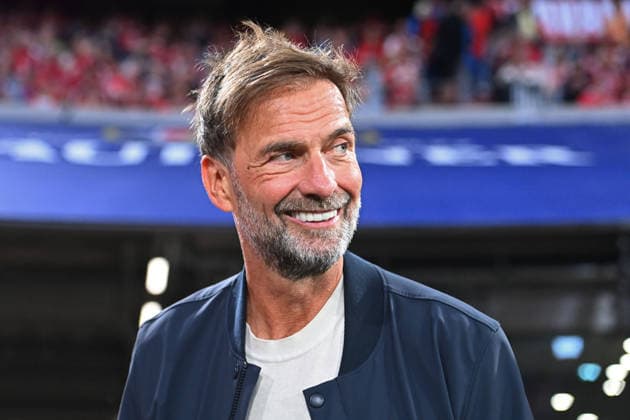 German National Team Coach Juergen KLOPP, single image, cropped close-up, portrait, soccer, Bundesliga Season 2026–2027, Matchday 1, Matchday 01, FC Bayern Munich vs. VfB Stuttgart 5–1 on August 28, 2026, Allianz Arena