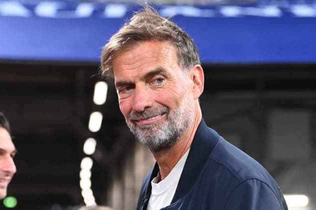 German National Team Coach Juergen KLOPP, GER, single image, cropped close-up, portrait, soccer, 1. Bundesliga, 2026–2027 season, Matchday 1, Matchday 01, FC Bayern Munich vs. VfB Stuttgart 5–1 on August 28, 2026, Allianz Arena