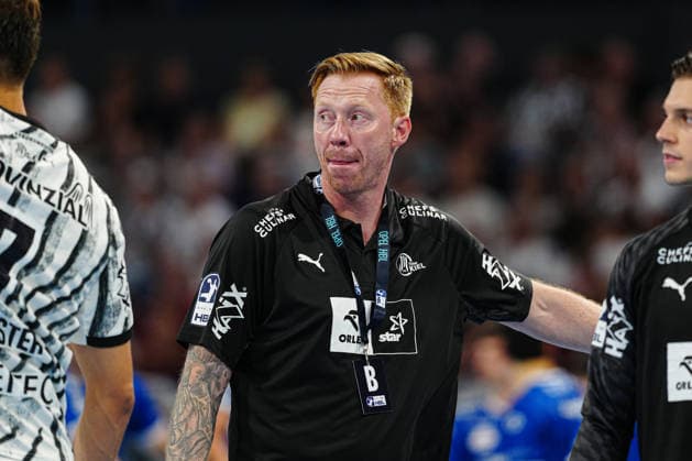 Borge Lund, THW Kiel, Coach (GER), THW Kiel vs. TBV Lemgo Lippe, Handball, 1st Bundesliga, Matchday 1, 2026–2027 Season, August 27, 2026 GER, THW Kiel vs. TBV Lemgo Lippe, Handball, 1st Bundesliga, Matchday 1, 2026–2027 Season, August 27, 2026 Kiel Copyright: xEibner-Pressefoto MarcelxvonxFehrnx EP_MFN