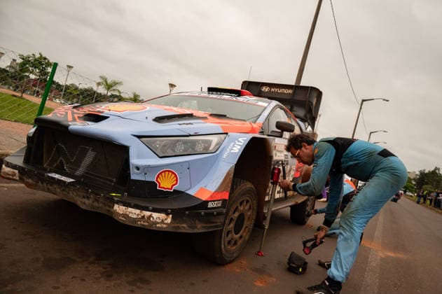 IPA87923834 - Driver Thierry Neuville and co-driver Martijn Wydaeghe of the Hyundai Shell Mobis World Rally Team, driving the Hyundai i20 N Rally1,are competing on the second day of the 2026 FIA World Rally Championship WRC, Motorsport Rallye, WM Ueno Rally of Paraguay on August 29 in Encarnación, Paraguay  Copyright: xLucaxBarsali IPAxSportx xx 87923834