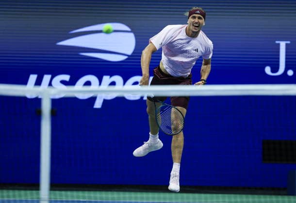 US Open tennis tournament - Day 3 Alexander Zverev of Germany in action against Lorenzo Sonego of Italy during the men s singles first round of the US Open Tennis Championships at the USTA Billie Jean King National Tennis Center in Flushing Meadows, New York, USA, 01 September 2026. The 2026 US Open tournament runs from 23 August to 13 September. FLUSHING MEADOWS NEW YORK United States  Copyright: xCRISTOBALxHERRERA-ULASHKEVICHx