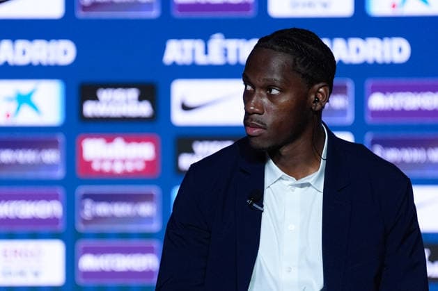 September 2, 2026, Madrid, Madrid, Spain: Jonathan David attends during his presentation as a new player of Atletico de Madrid at Riyadh Air Metropolitano stadium on September 02, 2026, in Madrid, Spain. Madrid Spain - ZUMAa181 20260902_zaa_a181_020 Copyright: xDennisxAgyemanx