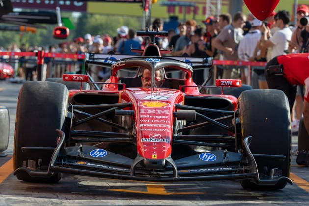 Scuderia Ferrari HP during the Media day of Formula 1 Pirelli Gran Premio d Italia 2026 at Autodromo Nazionale Monza in Monza, Italy. Round 15 of 24 of the 2026 FIA Formula One World Championship, WM, Weltmeisterschaft held September 4-6, 2026. The Autodromo Nazionale Monza, the Temple of Speed, is the fastest circuit on the calendar and home of the tifosi. Formula 1 Pirelli Gran Premio d Italia 2026 - Round 15 of 24 - Autodromo Nazionale Monza, Monza, Italy F1-2026-R15-ITA