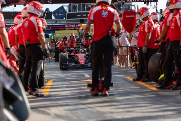 Scuderia Ferrari HP during the Media day of Formula 1 Pirelli Gran Premio d Italia 2026 at Autodromo Nazionale Monza in Monza, Italy. Round 15 of 24 of the 2026 FIA Formula One World Championship, WM, Weltmeisterschaft held September 4-6, 2026. The Autodromo Nazionale Monza, the Temple of Speed, is the fastest circuit on the calendar and home of the tifosi. Formula 1 Pirelli Gran Premio d Italia 2026 - Round 15 of 24 - Autodromo Nazionale Monza, Monza, Italy F1-2026-R15-ITA