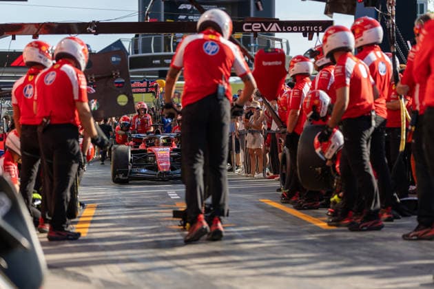 Scuderia Ferrari HP during the Media day of Formula 1 Pirelli Gran Premio d Italia 2026 at Autodromo Nazionale Monza in Monza, Italy. Round 15 of 24 of the 2026 FIA Formula One World Championship, WM, Weltmeisterschaft held September 4-6, 2026. The Autodromo Nazionale Monza, the Temple of Speed, is the fastest circuit on the calendar and home of the tifosi. Formula 1 Pirelli Gran Premio d Italia 2026 - Round 15 of 24 - Autodromo Nazionale Monza, Monza, Italy F1-2026-R15-ITA