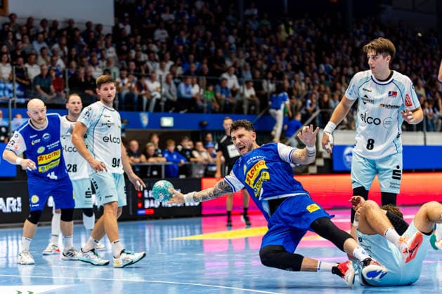 September 3, 2026, GER, Handball, Men, Season 26-27, Opel 1st Division, Matchday 2, ThSV Eisenach vs. HBW Balingen-Weilstetten, Justin Kurch (ThSV Eisenach), 52 99817 Eisenach, Werner Assmann, Am Sportplatz, Thuringia, Germany