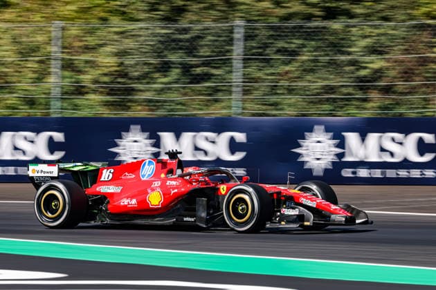 Charles Leclerc (MON) - Scuderia Ferrari HP during the Practice 1 session of the Formula 1 Pirelli Gran Premio d Italia 2026 at Autodromo Nazionale Monza in Monza, Italy. Round 15 of 24 of the 2026 FIA Formula One World Championship, WM, Weltmeisterschaft held September 4-6, 2026. The Autodromo Nazionale Monza, the Temple of Speed, is the fastest circuit on the calendar and home of the tifosi. Formula 1 Pirelli Gran Premio d Italia 2026 - Round 15 of 24 - Autodromo Nazionale Monza, Monza, Italy F1-2026-R15-ITA