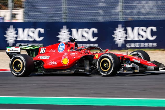 Charles Leclerc (MON) - Scuderia Ferrari HP during the Practice 1 session of the Formula 1 Pirelli Gran Premio d Italia 2026 at Autodromo Nazionale Monza in Monza, Italy. Round 15 of 24 of the 2026 FIA Formula One World Championship, WM, Weltmeisterschaft held September 4-6, 2026. The Autodromo Nazionale Monza, the Temple of Speed, is the fastest circuit on the calendar and home of the tifosi. Formula 1 Pirelli Gran Premio d Italia 2026 - Round 15 of 24 - Autodromo Nazionale Monza, Monza, Italy F1-2026-R15-ITA