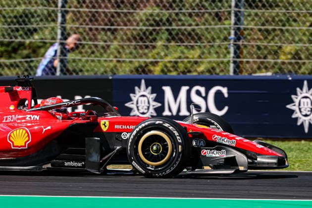 Charles Leclerc (MON) - Scuderia Ferrari HP during the Practice 1 session of the Formula 1 Pirelli Gran Premio d Italia 2026 at Autodromo Nazionale Monza in Monza, Italy. Round 15 of 24 of the 2026 FIA Formula One World Championship, WM, Weltmeisterschaft held September 4-6, 2026. The Autodromo Nazionale Monza, the Temple of Speed, is the fastest circuit on the calendar and home of the tifosi. Formula 1 Pirelli Gran Premio d Italia 2026 - Round 15 of 24 - Autodromo Nazionale Monza, Monza, Italy F1-2026-R15-ITA