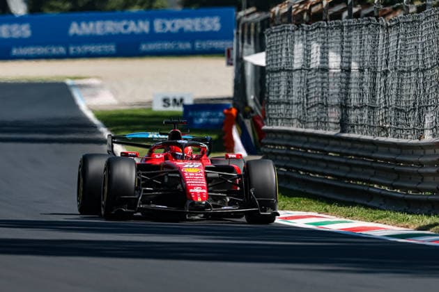 Charles Leclerc (MON) - Scuderia Ferrari HP during the Practice 1 session of the Formula 1 Pirelli Gran Premio d Italia 2026 at Autodromo Nazionale Monza in Monza, Italy. Round 15 of 24 of the 2026 FIA Formula One World Championship, WM, Weltmeisterschaft held September 4-6, 2026. The Autodromo Nazionale Monza, the Temple of Speed, is the fastest circuit on the calendar and home of the tifosi. Formula 1 Pirelli Gran Premio d Italia 2026 - Round 15 of 24 - Autodromo Nazionale Monza, Monza, Italy F1-2026-R15-ITA