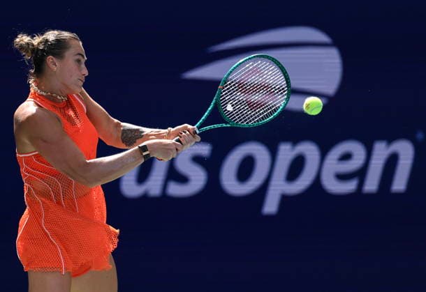 US Open tennis tournament - Day 6 Aryna Sabalenka of Belarus in action against Kamilla Rakhimova of Uzbekistan during the Women s Singles round 3 of the US Open Tennis Championship at the USTA Billie Jean King National Tennis Center in Flushing Meadows, New York, USA, 04 September 2026. The 2026 US Open tournament runs from 23 August through 13 September. FLUSHING MEADOWS NEW YORK United States  Copyright: xCRISTOBALxHERRERA-ULASHKEVICHx