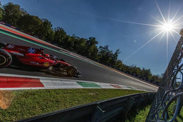 Charles Leclerc (MON) - Scuderia Ferrari HP during the Practice 2 session of the Formula 1 Pirelli Gran Premio d Italia 2026 at Autodromo Nazionale Monza in Monza, Italy. Round 15 of 24 of the 2026 FIA Formula One World Championship, WM, Weltmeisterschaft held September 4-6, 2026. The Autodromo Nazionale Monza, the Temple of Speed, is the fastest circuit on the calendar and home of the tifosi. Formula 1 Pirelli Gran Premio d Italia 2026 - Round 15 of 24 - Autodromo Nazionale Monza, Monza, Italy F1-2026-R15-ITA
