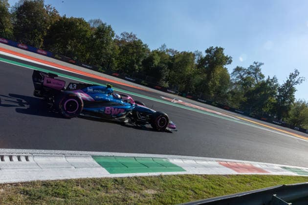 Franco Colapinto (ARG) - BWT Alpine F1 Team during the Practice 2 session of the Formula 1 Pirelli Gran Premio d Italia 2026 at Autodromo Nazionale Monza in Monza, Italy. Round 15 of 24 of the 2026 FIA Formula One World Championship, WM, Weltmeisterschaft held September 4-6, 2026. The Autodromo Nazionale Monza, the Temple of Speed, is the fastest circuit on the calendar and home of the tifosi. Formula 1 Pirelli Gran Premio d Italia 2026 - Round 15 of 24 - Autodromo Nazionale Monza, Monza, Italy F1-2026-R15-ITA
