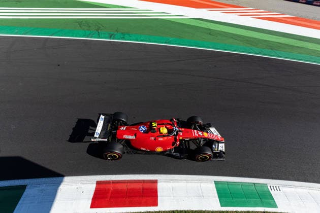 IPA88114542 - Lewis Hamilton (GBR) - Scuderia Ferrari HP during the Practice 2 session of the 2026 Formula 1 Pirelli Italian Grand Prix at the Autodromo Nazionale Monza in Monza, Italy. Round 15 of 24 in the 2026 FIA Formula One World Championship, WM, Weltmeisterschaft held September 4–6, 2026. The Autodromo Nazionale Monza, the Temple of Speed, is the fastest circuit on the calendar and home to the tifosi. Copyright: xAlessioxDexMarco IPAxSportx xx 88114542