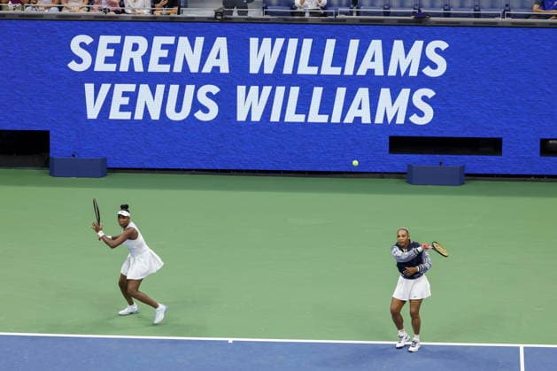 US Open tennis tournament - Day 6 Serena Williams (R) and Venus Williams of the USA enter the court before their Women s Doubles first round match against Hao-Ching Chan of Taiwan and Maya Joint of Australia during the 2026 US Open tournament at Arthur Ashe Stadium in the USTA Billie Jean King National Tennis Center in Flushing Meadows, New York, USA, 04 September 2026. The 2026 US Open tournament runs from 23 August through 13 September. FLUSHING MEADOWS NEW YORK United States  Copyright: xCRISTOBALxHERRERA-ULASHKEVICHx