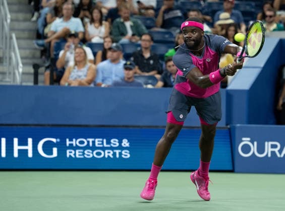 2026 US Open - Day 6 NEW YORK, NEW YORK - SEPTEMBER 4: Frances Tiafoe of the United States returns a shot during his match against Valentin Vacherot of Monaco during the 2026 US Open - Day 6 at USTA Billie Jean King National Tennis Center on September 4, 2026 in New York, New York. New York USTA Billie Jean King National Tennis Center New York United States Copyright: xSusanxMullane ISIxPhotosx 9751