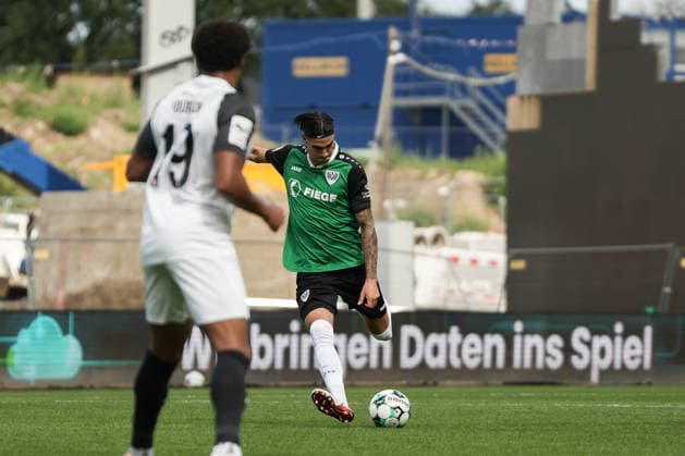 Germany 3rd Division 2026–2027, Matchday 4: SC Preußen Münster vs. TSV Havelse, Saturday, September 5, 2026, LVM Preußenstadion, Münster, North Rhine-Westphalia, Germany; Antonio Tikvic of SC Preußen Münster scores the 1–0 goal, 4 Copyright: xMerlexKölkingx