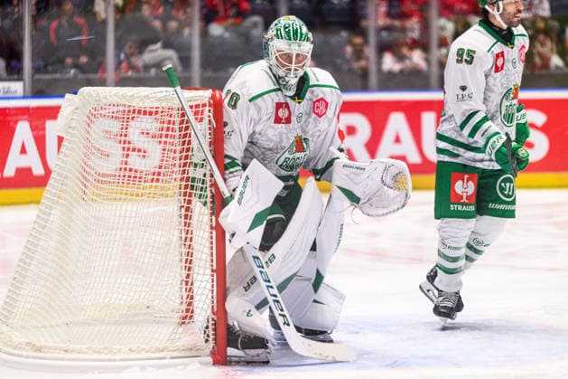 September 5, 2026: Goaltender Calle Clang of Rögle during the CHL game between Dynamo Pardubice and Rögle on September 5, 2026 in Pardubice. Photo by Mathilda Schuler. BILDBYRAN code MA MA1033 ice hockey CHL Champions Hockey League Dynamo Pardubice Rögle Rögle BBENG ice hockey CHL Champions Hockey League Dynamo Pardubice Rögle Rögle BBENG Copyright: MATHILDAxSCHULER BB260905MA075