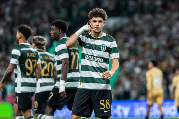September 5, 2026, Lisbon, Lisbon, Portugal: Flavio Goncalves of Sporting CP celebrates during the Liga Portugal Betclic match between Sporting CP and CD Nacional at Estadio Jose Alvalade on September 5, 2026 in Lisbon, Portugal. Lisbon Portugal - ZUMAs391 20260905_znp_s391_010 Copyright: xCarlosxSilvax