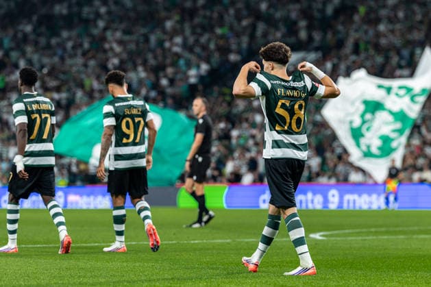 September 5, 2026, Lisbon, Lisbon, Portugal: Flavio Goncalves of Sporting CP celebrates during the Liga Portugal Betclic match between Sporting CP and CD Nacional at Estadio Jose Alvalade on September 5, 2026 in Lisbon, Portugal. Lisbon Portugal - ZUMAs391 20260905_znp_s391_012 Copyright: xCarlosxSilvax