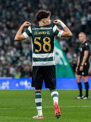 September 5, 2026, Lisbon, Lisbon, Portugal: Flavio Goncalves of Sporting CP celebrates during the Liga Portugal Betclic match between Sporting CP and CD Nacional at Estadio Jose Alvalade on September 5, 2026 in Lisbon, Portugal. Lisbon Portugal - ZUMAs391 20260905_znp_s391_011 Copyright: xCarlosxSilvax