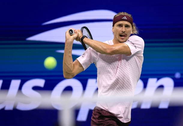 US Open tennis tournament - Day 7 Alexander Zverev of Germany in action against Alejandro Tabilo of Chile during the Men s Singles third round of the US Open Tennis Championships in Flushing Meadows, New York, USA, 05 September 2026. FLUSHING MEADOWS NEW YORK United States  Copyright: xCRISTOBALxHERRERA-ULASHKEVICHx