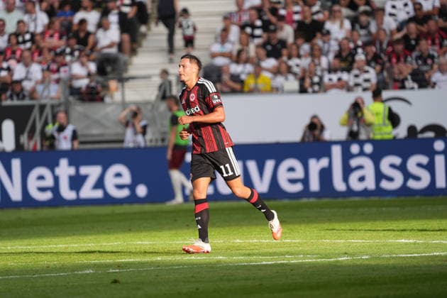 Younes Ebnoutalib Eintracht Frankfurt September 6, 2026 Bundesliga, 2026–27 Season Eintracht Frankfurt vs. FC Augsburg, Deutsche Bank Park, Matchday 2