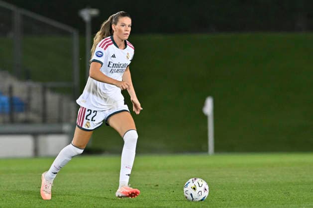 September 6, 2026, Madrid, Madrid, Spain: 22 BELLA ANDERSSON of Real Madrid CF Femenino in action during the Spanish Women League, Liga F, football match played between REAL MADRID fem Vs SD EIBAR femenino at Alfredo Di Stefano stadium on September 6, 2026, in Valdebebas, Madrid, Spain. Madrid Spain - ZUMAc312 20260906_zsp_c312_329 Copyright: xOscarxManuelxSanchezx