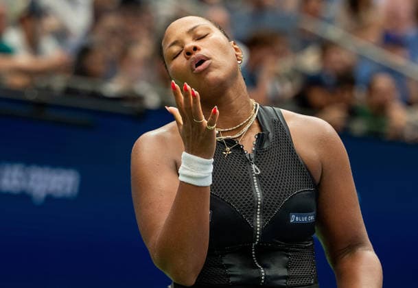 2026 US Open - Day 8 NEW YORK, NEW YORK - SEPTEMBER 6: Taylor Townsend of the United States reacts during her match against Taylor Townsend of the United States during the 2026 US Open - Day 8 at USTA Billie Jean King National Tennis Center on September 6, 2026 in New York, New York. New York USTA Billie Jean King National Tennis Center New York United States Copyright: xSusanxMullane ISIxPhotosx 9753