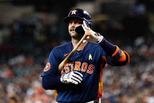September 6, 2026, Houston, Texas, USA: Houston Astros first baseman CHRISTIAN WALKER (8) gets ready to bat during the third inning of a Major League Baseball game between the Arizona Diamondbacks and the Houston Astros, September 6th, 2026, at Daikin Park in Houston, Texas. Houston USA - ZUMAg287 20260906_zsp_g287_005 Copyright: xMatthewxGuzmanx
