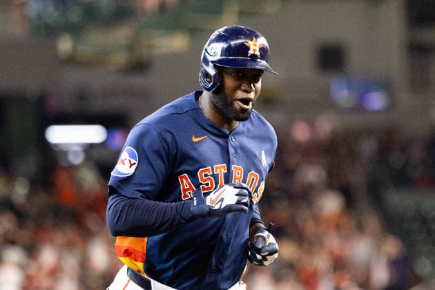 September 6, 2026, Houston, Texas, USA: Houston Astros designated hitter YORDAN ALVAREZ (44) runs to home base after hitting a home run during the first inning of a Major League Baseball game between the Arizona Diamondbacks and the Houston Astros, September 6th, 2026, at Daikin Park in Houston, Texas. Houston USA - ZUMAg287 20260906_zsp_g287_022 Copyright: xMatthewxGuzmanx
