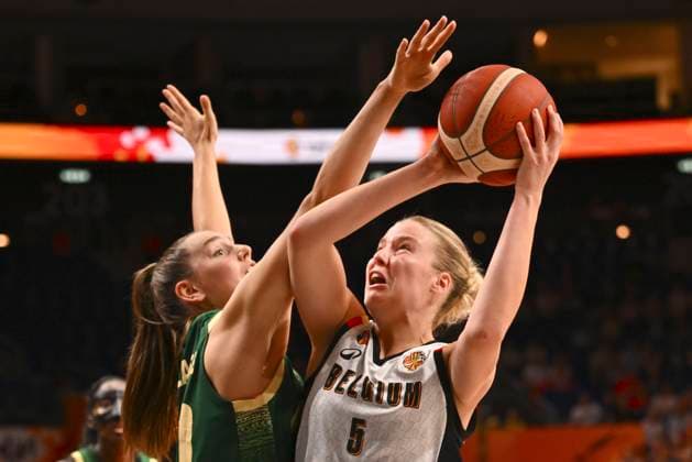 Belgium v Australia - FIBA Women s Basketball World Cup 2026 BERLIN, GERMANY - SEPTEMBER 07 : Claessens Nastja power forward of Belgium during the FIBA Women s Basketball World Cup group C phase match between Belgium and Australia in Berlin on September 7, 2026 in Berlin, Germany, 07 09 2026 Berlin Germany  Copyright: xVincentxKalutx