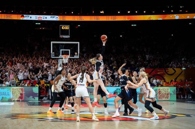 Germany v South Korea: Qualification - FIBA Women s Basketball World Cup Germany 2026 Germany and Korea compete in a FIBA Women s Basketball World Cup 2026 qualification match in Berlin, Germany, on September 8, 2026. Berlin Germany  Copyright: xMarcinxGolbax originalFilename:golba-germanyv260908_npal7.jpg