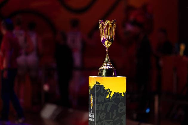 World Championship Trophy, World Cup Trophy, Stock Photo, Thematic Photo, Icon, GER, Belgium vs. Germany, Basketball, 2026 FIBA Women s World Cup, Quarterfinals, September 10, 2026, GER, Belgium vs. Germany, Basketball, 2026 FIBA Women’s World Cup, Quarterfinals, September 10, 2026, Berlin Copyright: xEibner-Pressefoto MaxxVincenx EP_MVN