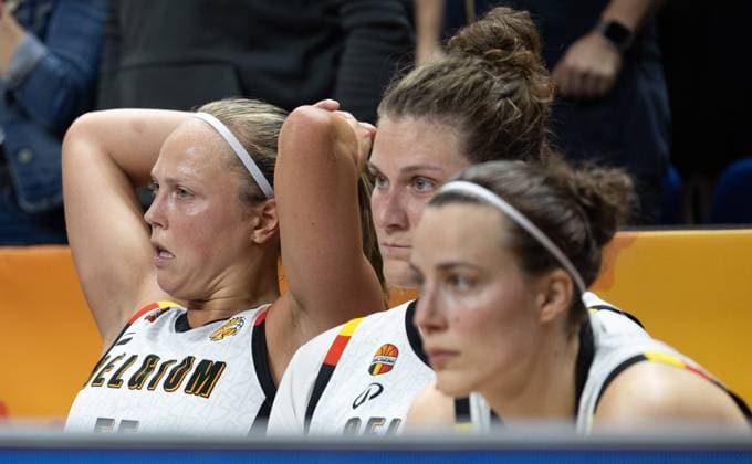 Belgium s Julie Allemand looks dejected after losing a basketball game between Germany and Belgium national team, Nationalteam Belgian Cats, a quarter final game at the FIBA Women s Basketball World Cup, on Thursday 10 September 2026, in Berlin, Germany. The FIBA Women s Basketball World Cup takes place in Berlin from 4 to 13 September 2026. VIRGINIExLEFOUR  x185879913x