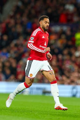 RECORD DATE NOT STATED 10th September 2026; Old Trafford, Manchester, England; UEFA Champions League Football, Manchester United, ManU versus Sabah; Matheus Cunha of Manchester United RogerxEvans